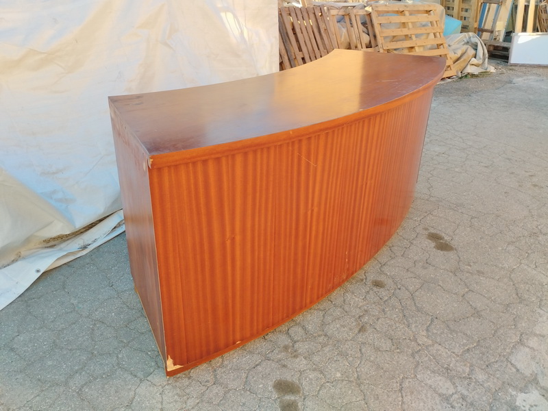 mostrador comercio madera 90.5x227x70 1u